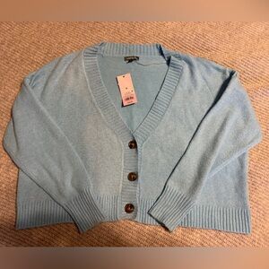Wild Fable Sky Blue Knit Cardigan
